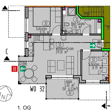 Sonnendeck 32 - Appartement *